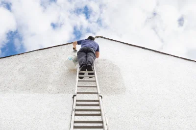 Peinture extérieure à la Charce — façades et ravalement